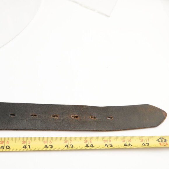 Levis Mens Belt Size XL Extra Large 42 44 Brown Leather 2" Width Work Sturdy - Picture 11 of 11
